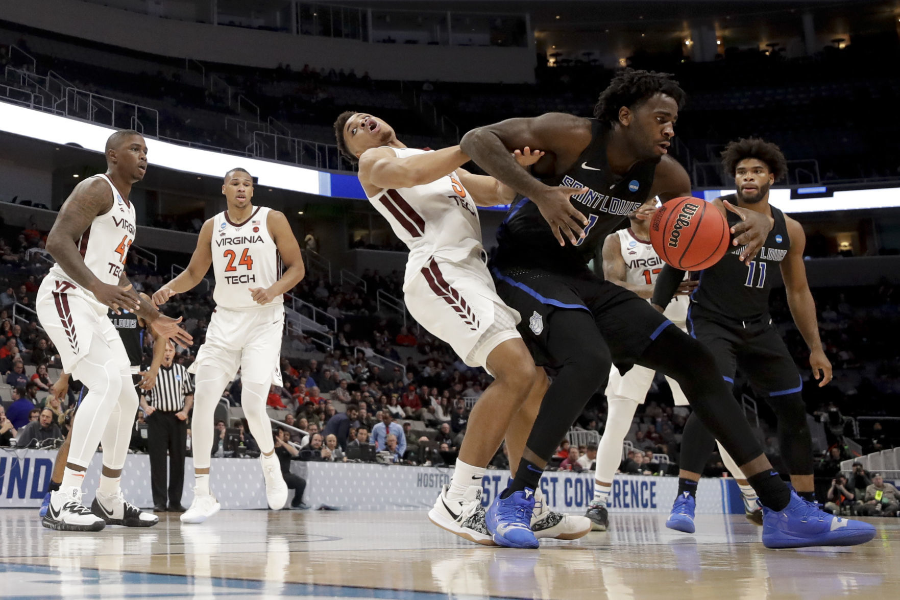 NCAA Saint Louis Virginia Tech Basketball
